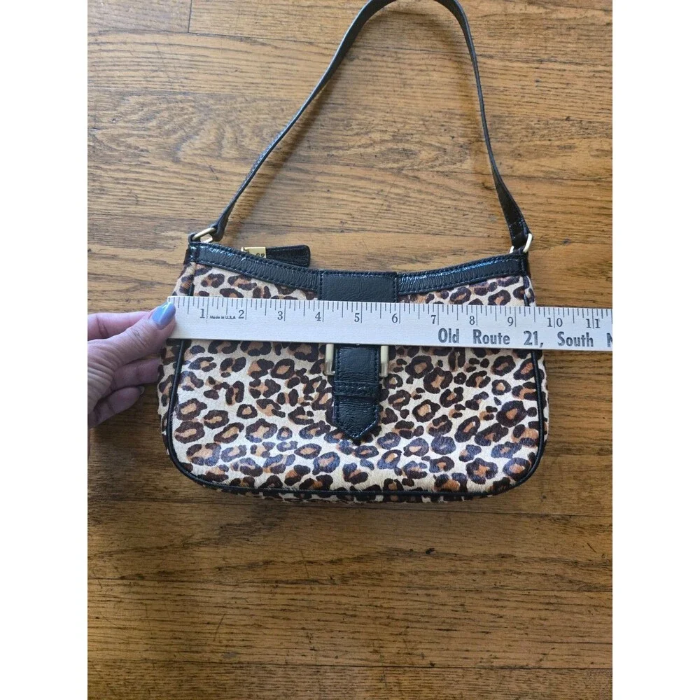 Talbots leather leopard